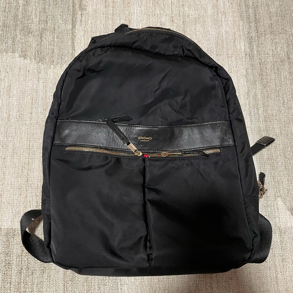 Knomo Beauchamp Black Backpack